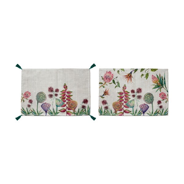 Set di 2 tovagliette in lino , 30 x 45 cm Wildflowers - Tierra Bella