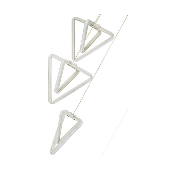 Lampadario LED bianco in metallo ø 20 cm Baris – Squid Lighting-image-3