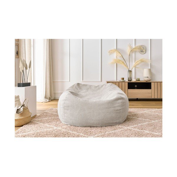 Puof a sacco color crema Voltaire – Bobochic Paris-image-4