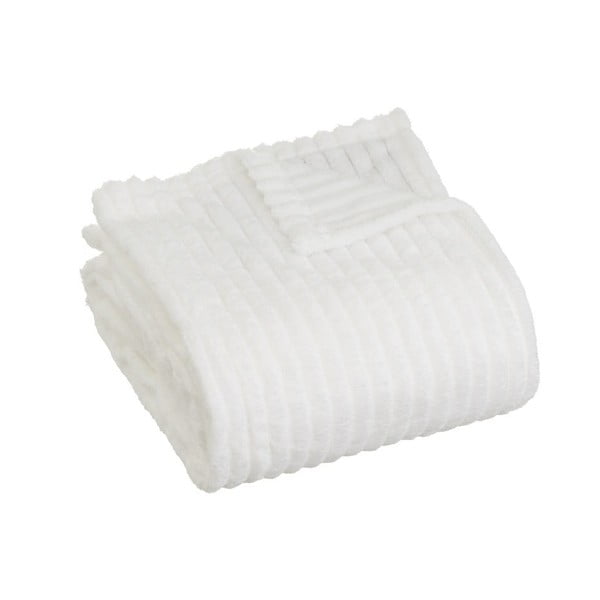 Coperta bianca in micropile 130x160 cm Fur Velvet – Casa Selección