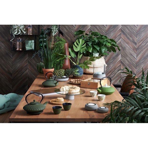 Set di 2 tazze da tè in ghisa verde, ⌀ 7,8 cm Xilin - Bredemeijer-image-1