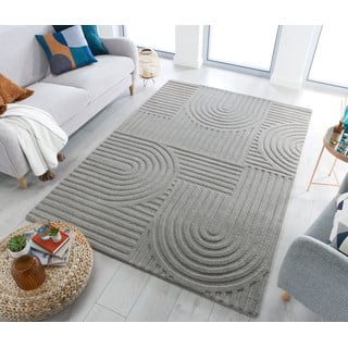 Tappeto in lana grigio 120x170 cm Zen Garden - Flair Rugs