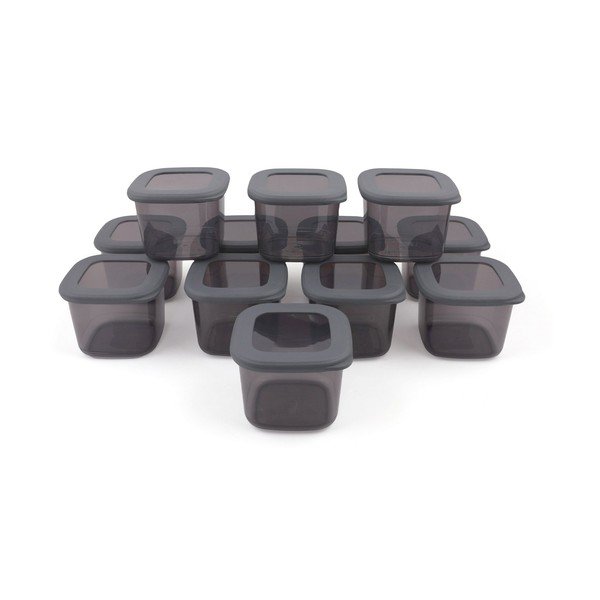 Set di contenitori per alimenti in plastica alimentari 12 pz Fresco – Hermia-image-3