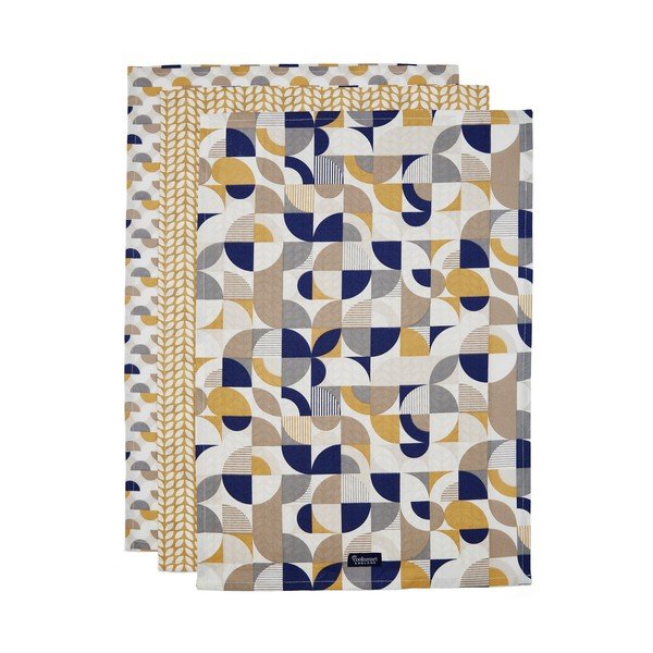 Asciugamani in cotone in set da 3 45x65 cm Bauhaus - Cooksmart ®-image-2