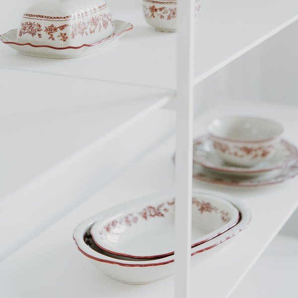 Piatto da portata burgundy/avorio in porcellana Cyril – S|P Collection-image-3