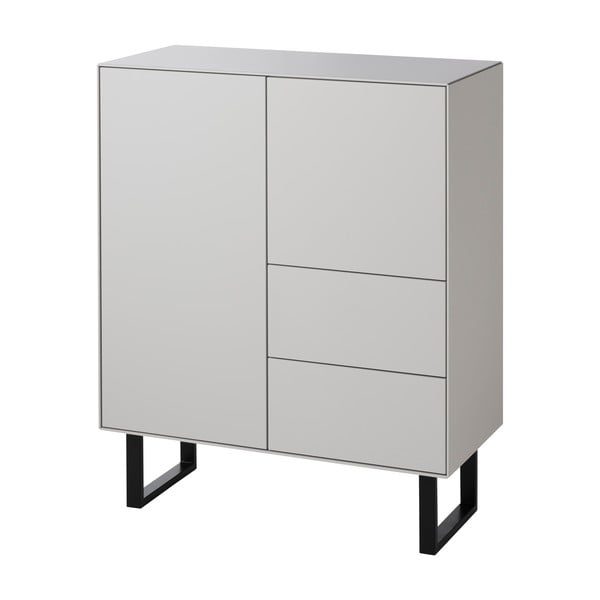 Cassettiera alta grigio chiaro 91x111 cm Edge by Hammel - Hammel Furniture-image-2