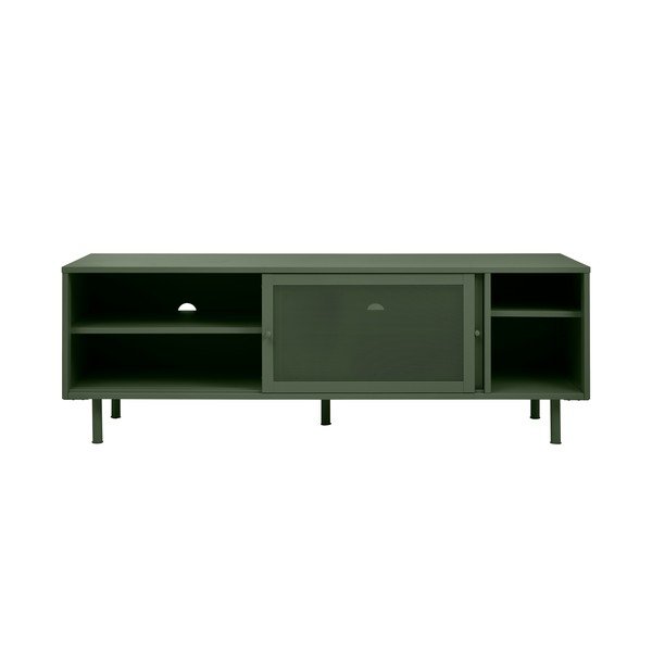 Mobile TV in metallo verde scuro 160x55 cm Veep - Unique Furniture-image-2