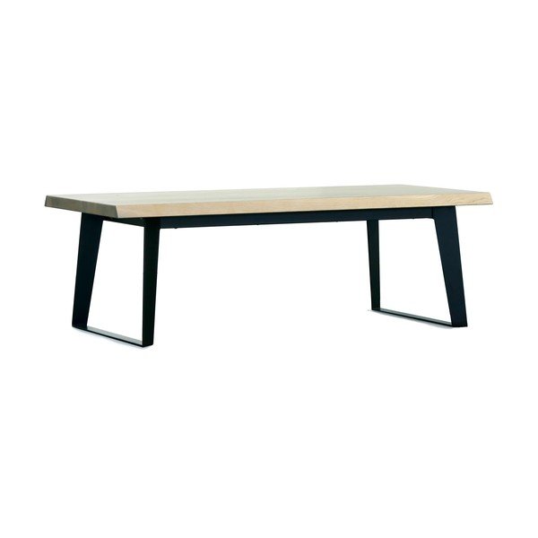 Konferenční stolek ze dřeva bílého dubu Unique Furniture Novara