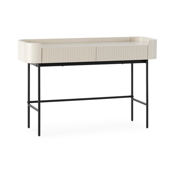Tavolo consolle color crema 40x120 cm Willa – MOME-image-3