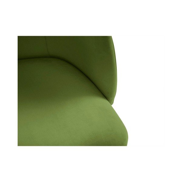 Sedia da pranzo verde con rivestimento in velluto Aurora - Windsor & Co Sofas-image-4