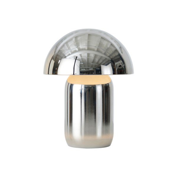 Lampada da tavolo LED color argento lucido in metallo con intensità regolabile (altezza totale 17 cm) Ted – Ellos Home-image-4