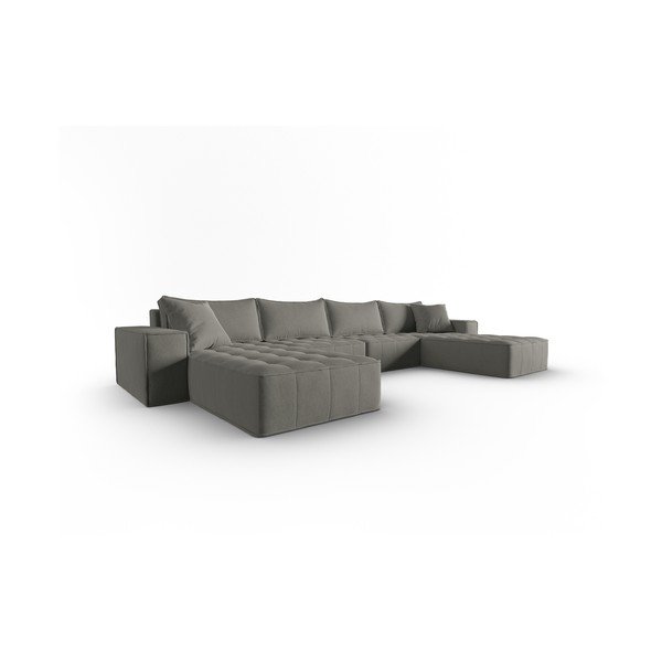 Divano angolare grigio Mike - Micadoni Home-image-2