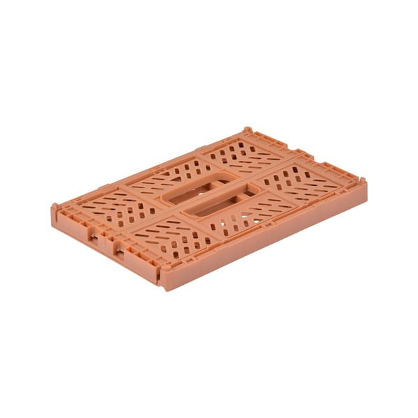 Scatola di plastica color salmone 21x14,5x8 cm - Homéa-image-2