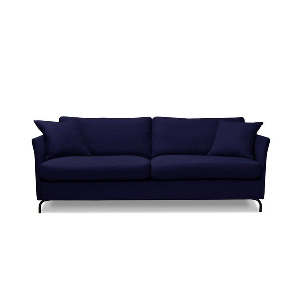 Tmavě modrá dvojmístná pohovka Windsor & Co. Sofas Saturne
