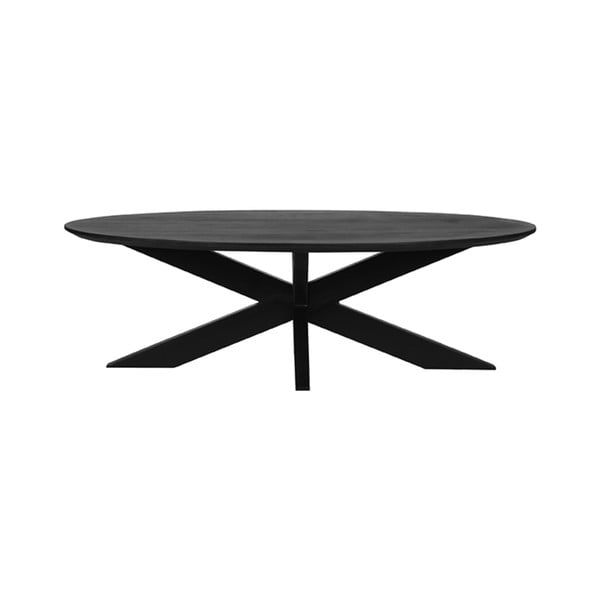 Tavolino in legno di mango nero 70x130 cm Zip - LABEL51