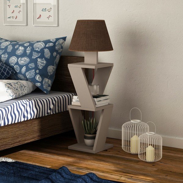 Lampada a stelo marrone Kozena Light Mocha Brown - Decortie-image-1