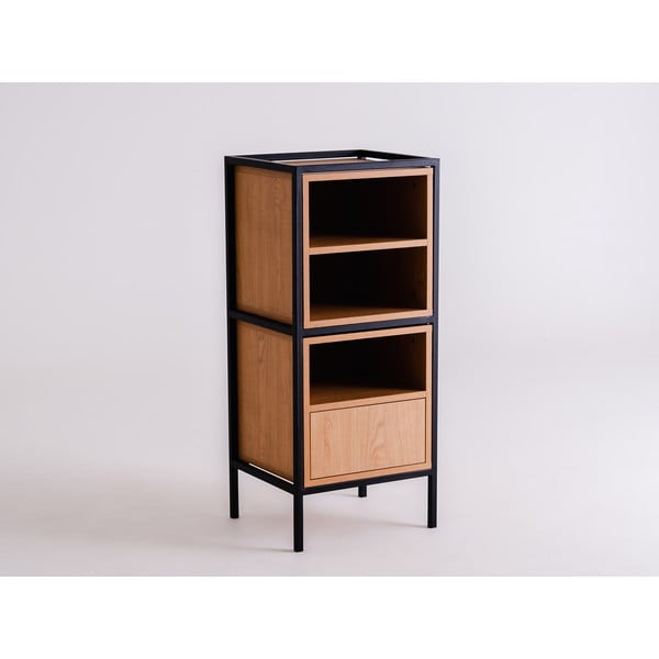 Libreria nera in rovere 45x102 cm Skap - CustomForm-image-2