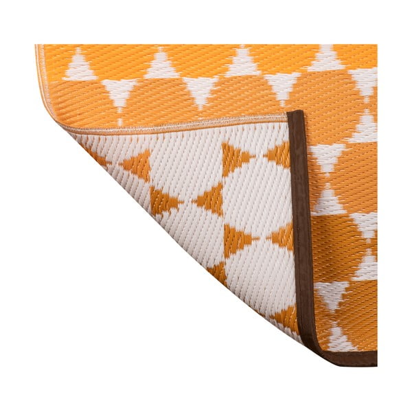 Tappeto per esterni arancione Esagono, 90 x 150 cm - Green Decore-image-3