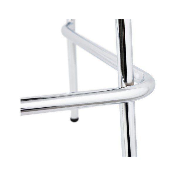Sedia da bar bianca Cobe, altezza seduta 65 cm - Kokoon-image-3