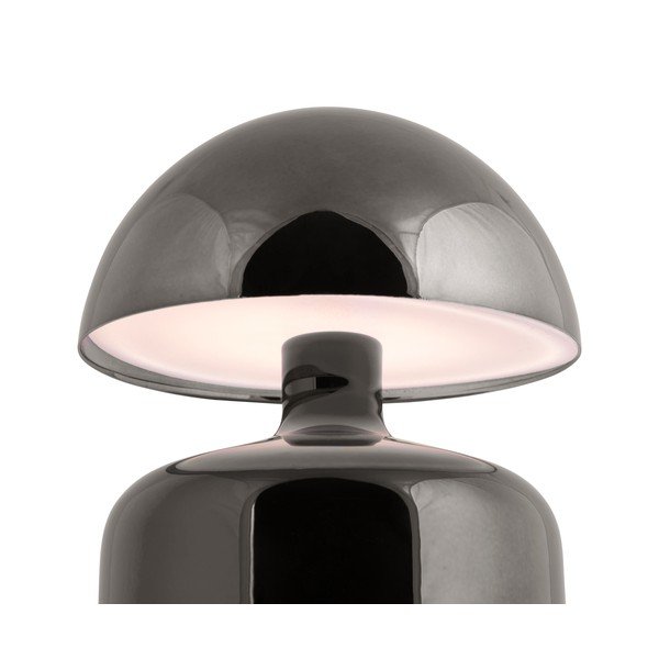 Lampada da tavolo a LED nera con paralume in metallo (altezza 14 cm) Impetu - Leitmotiv-image-4