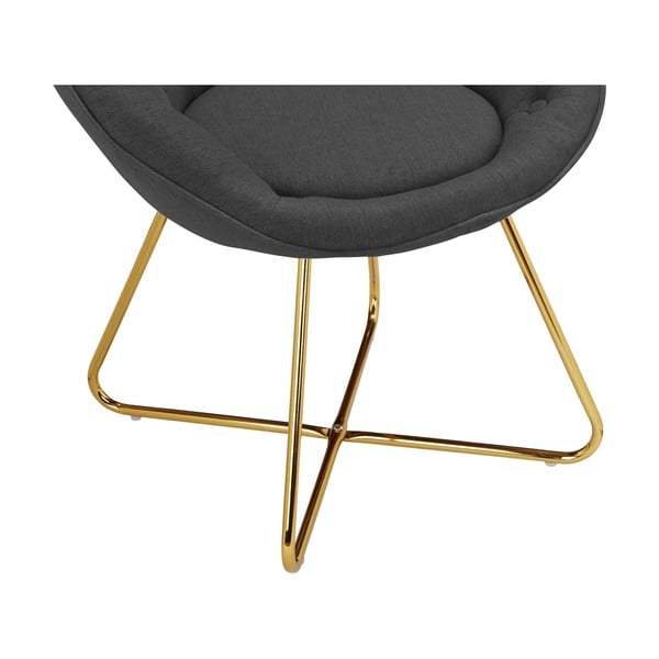 Poltrona grigio scuro Tigela - Støraa-image-3