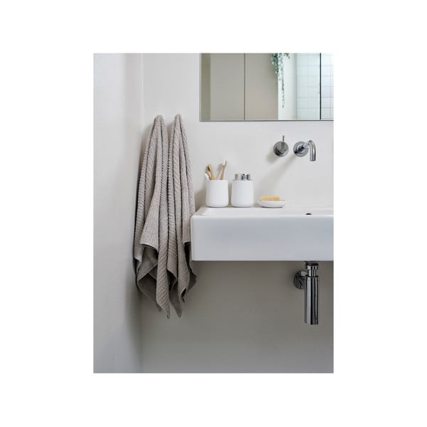 Telo da bagno in cotone grigio 140x70 cm Classic - Zone-image-4
