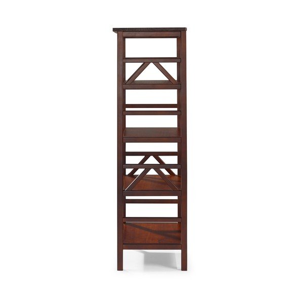 Libreria in legno di pino marrone 62x138 cm Titian - Støraa-image-2