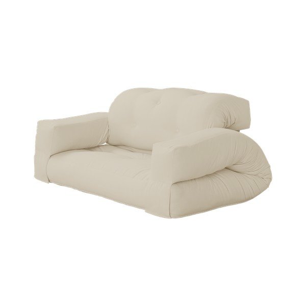 Divano letto beige 140 cm Hippo - Karup Design