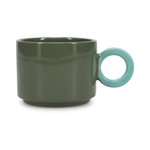 Tazza verde in gres 280 ml Lou – ONA
