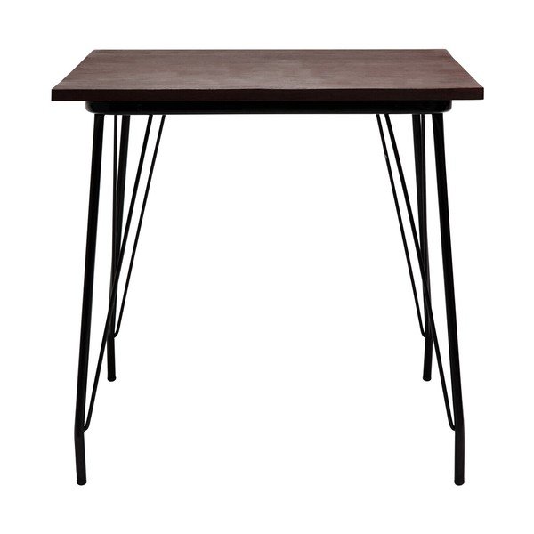 Tavolo da pranzo in olmo massiccio ø 80 cm District – Premier Housewares-image-4