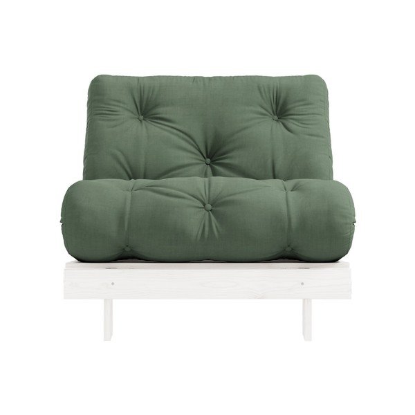 Poltrona Variable Roots Bianco/Verde oliva - Karup Design-image-1