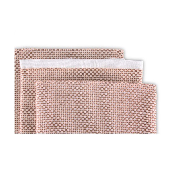 Set di 3 asciugamani 50x76 cm Duo Leno - ZicZac-image-1