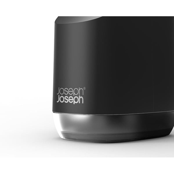 Dispenser di sapone in plastica nera da 350 ml Slim - Joseph Joseph-image-4