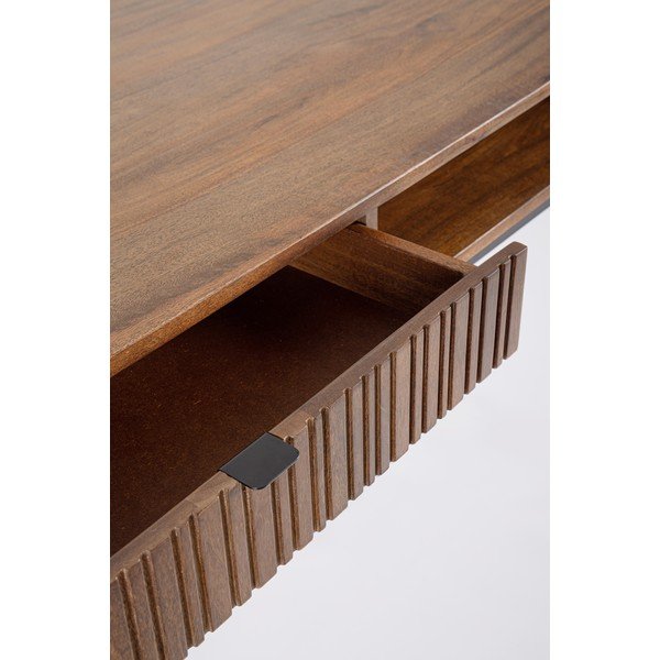Scrivania con piano in legno di mango 60x120 cm Tadita – Bizzotto-image-2