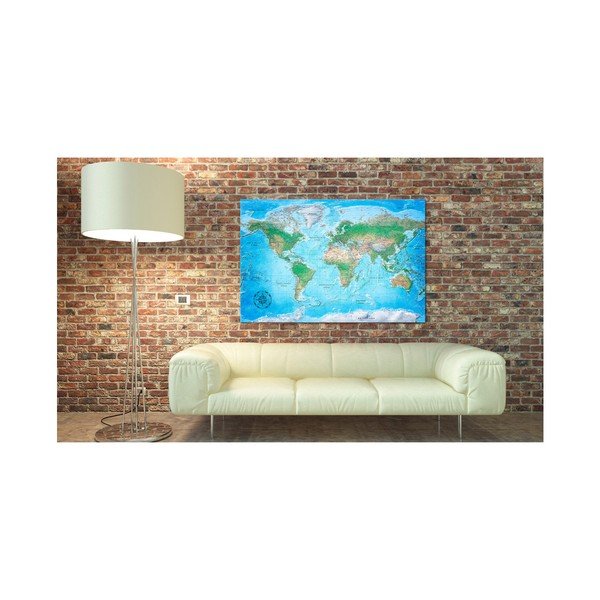 Bimago Mappamondo da parete , 90 x 60 cm Traditional Cartography - Artgeist-image-1