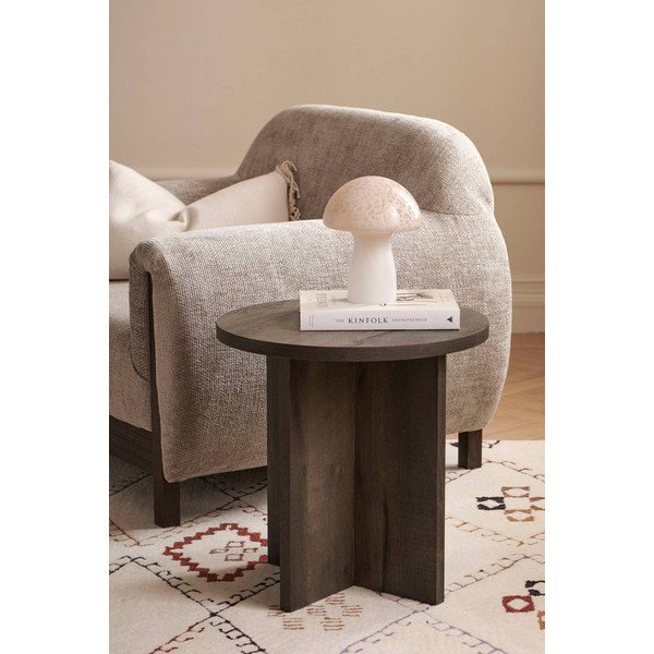 Tavolino rotondo in MDF ø 50 cm Poppy – Ellos Home-image-1