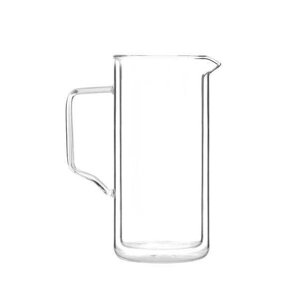 Caraffa a doppia parete in vetro borosilicato , 1 l - Vialli Design