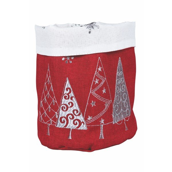 Cesto natalizio rosso Villa d'Este Albero geometrico - VDE Tivoli 1996-image-1
