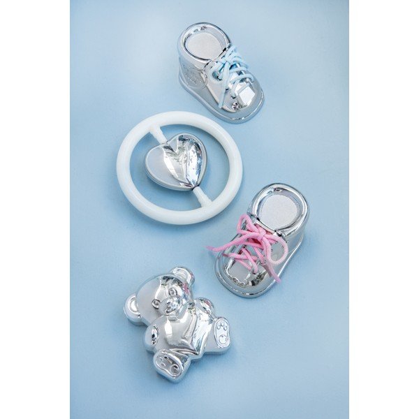 Scatola in metallo per primo dente 6x4x4 cm Shoe - Zilverstad-image-1