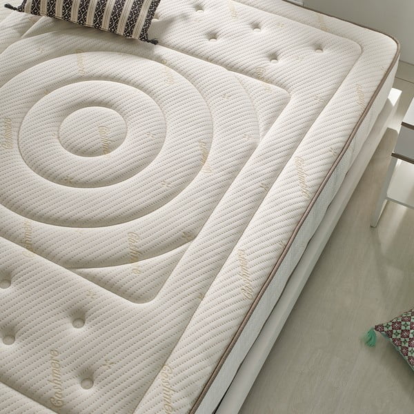 Materasso bifacciale in schiuma dura/media/termoregolatore 140x200 cm Cashmere Premier - Moonia-image-2