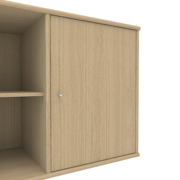 Cassettiera bassa a sospensione in rovere naturale 133x61 cm Mistral - Hammel Furniture-image-3