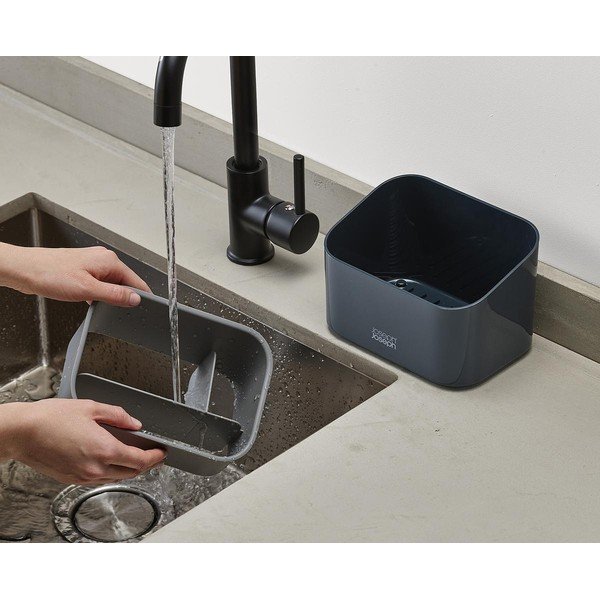Supporto per detersivo grigio scuro in plastica SinkStore – Joseph Joseph-image-3