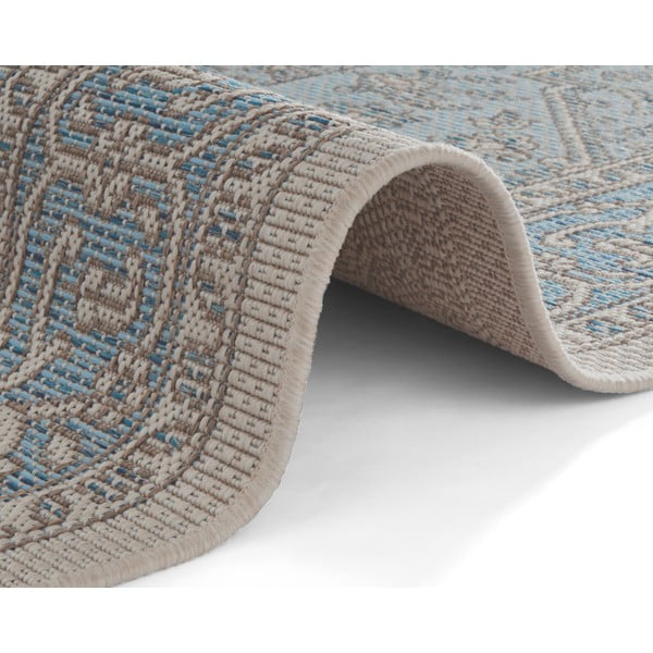Tappeto per esterni blu e beige , 200 x 290 cm Anjara - NORTHRUGS-image-3