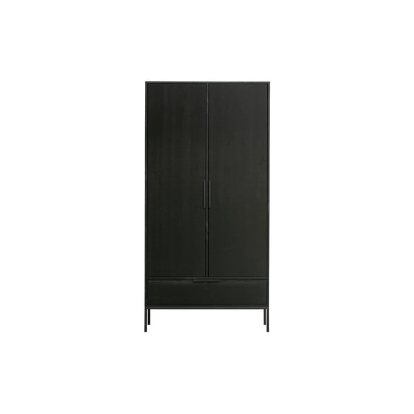 Armadio in legno di pino nero Adam - WOOOD