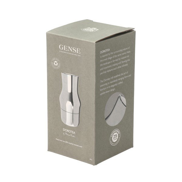 Macinatore da cucina color argento lucido in acciaio inox Dorotea – Gense-image-4