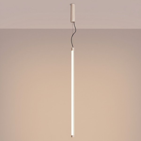 Lampadario LED beige in metallo ø 6 cm TRANG – Thoro-image-1
