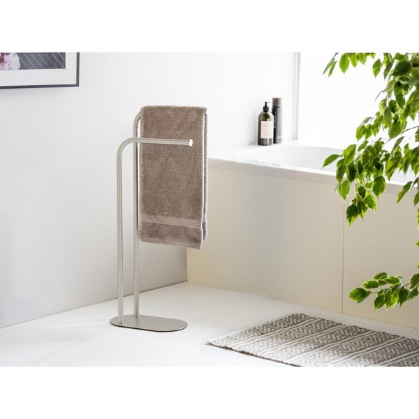 Stand portasciugamani color argento opaco in acciaio inox Levante – Wenko-image-3