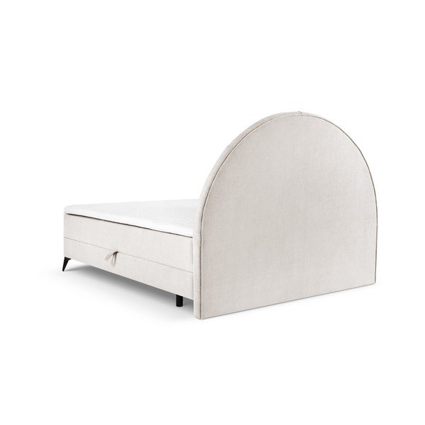 Letto boxspring beige con contenitore 180x200 cm Sunset - Cosmopolitan Design-image-3