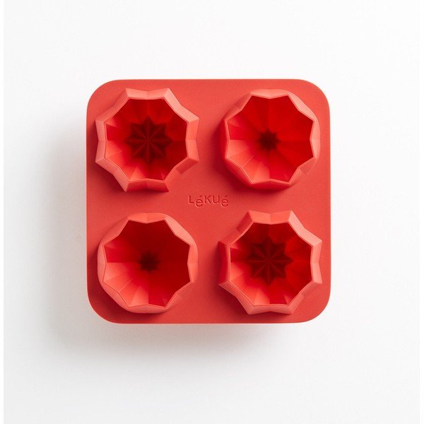 Stampo in silicone rosso Fortune Pyramids - Lékué