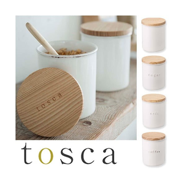 Vaso per alimenti in ceramica Tosca - YAMAZAKI-image-1